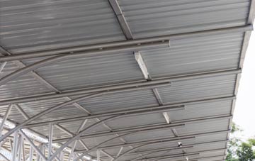 installing Burntwood Green metal roofing